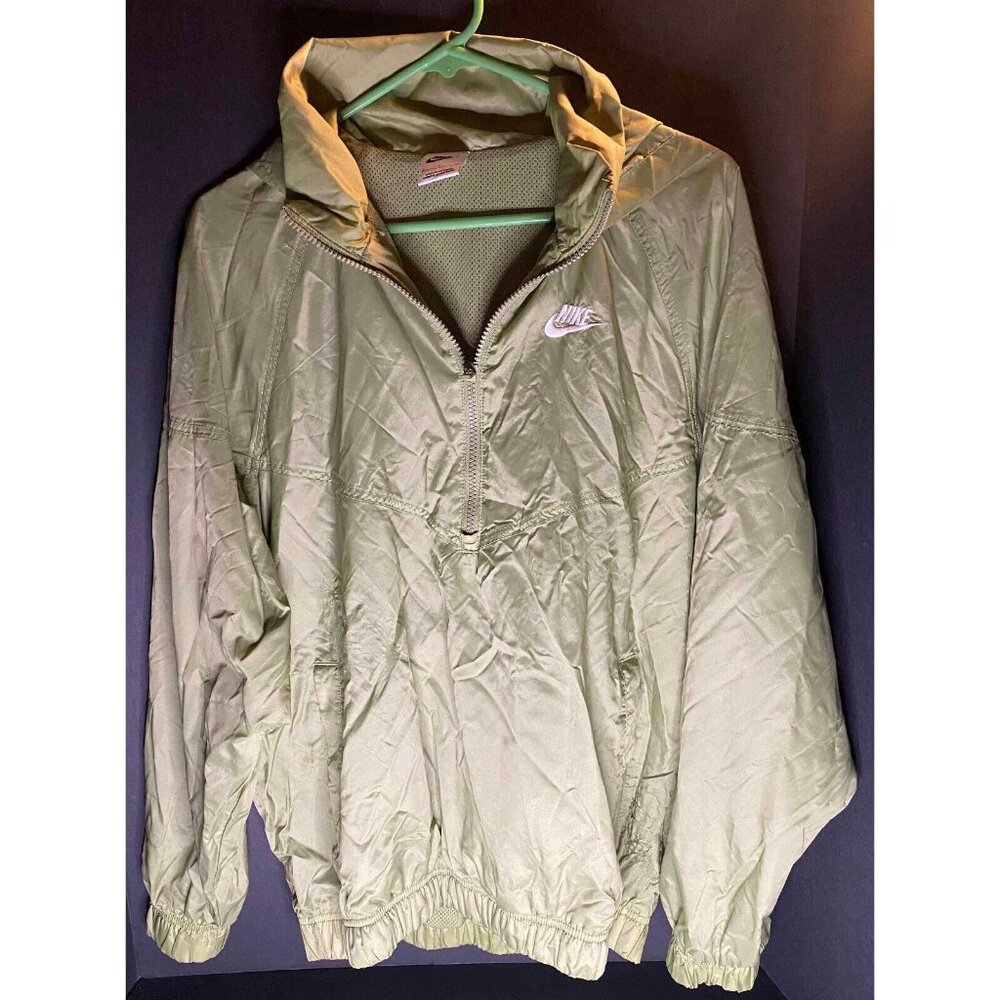 Nike Windbreaker Jacket Lined Anorak 1/4 Zip Mens S  DQ4910-334